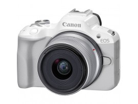 Canon EOS R50 KIT RF-S 18-45MM STM (White) (Promo Cashback Rp 1.000.000)